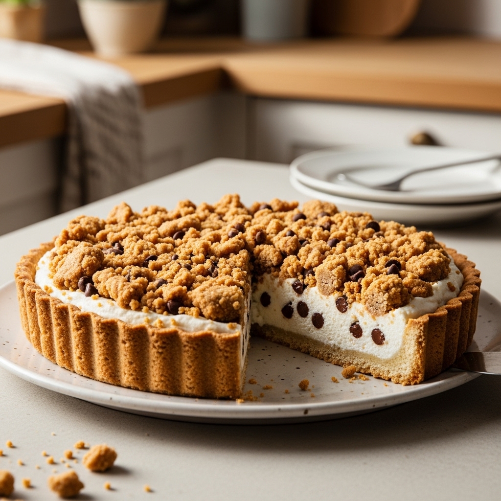 Receta Fácil de Sbriciolata ricotta e cioccolato