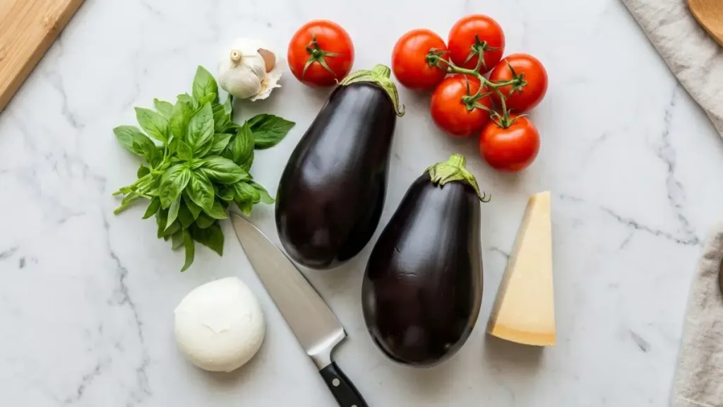Parmigiana-di-Melanzane-ingredients
