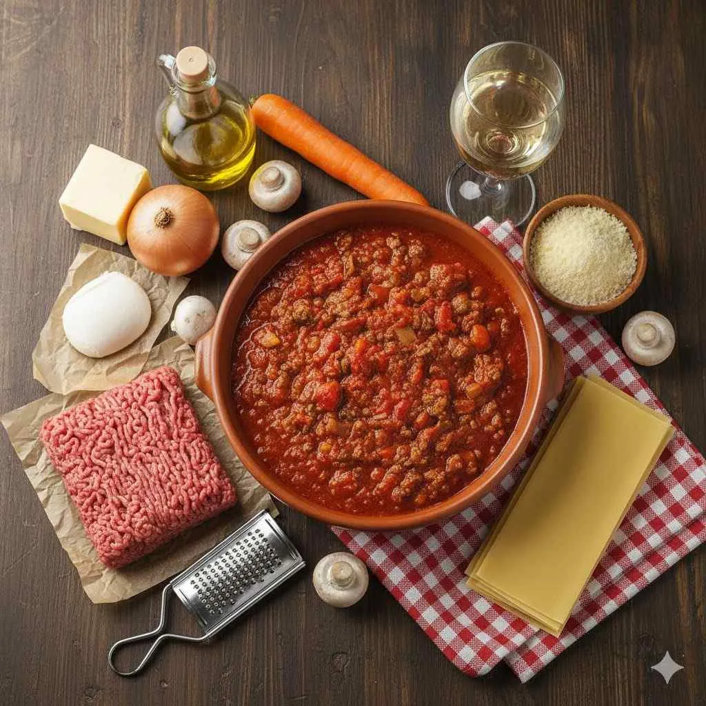 La lasagna de mi familia ingredientes