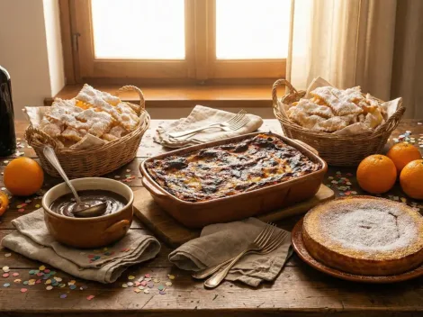 Comida típica de Carnaval en Nápoles