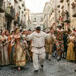 máscaras del carnaval de Nápoles