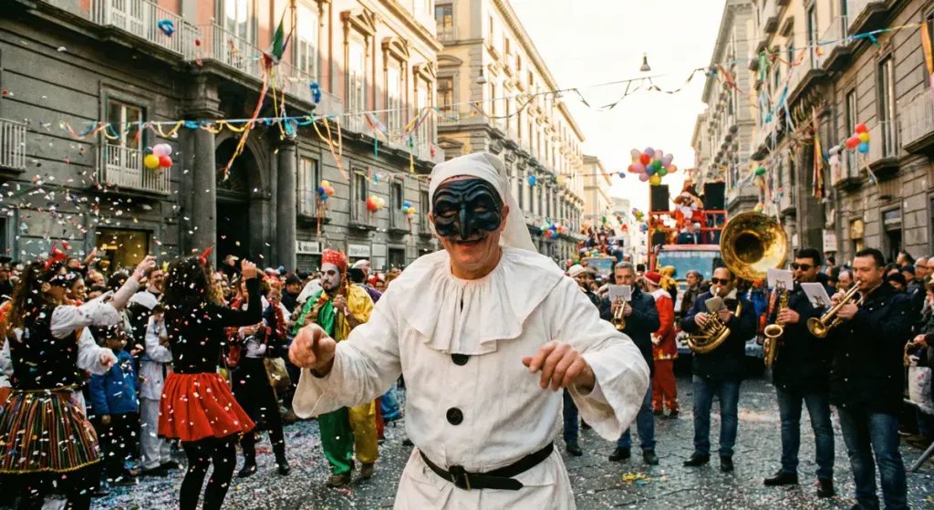 máscaras del carnaval de Nápoles